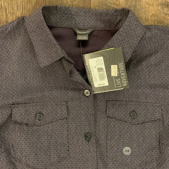 Eddie Bauer Button Down Top NWT - Picture 4 of 13